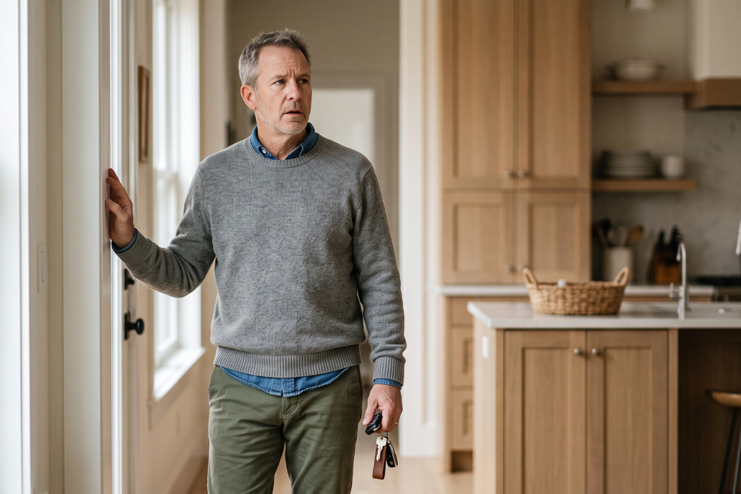 Man struggling with brain fog and forgetfulness